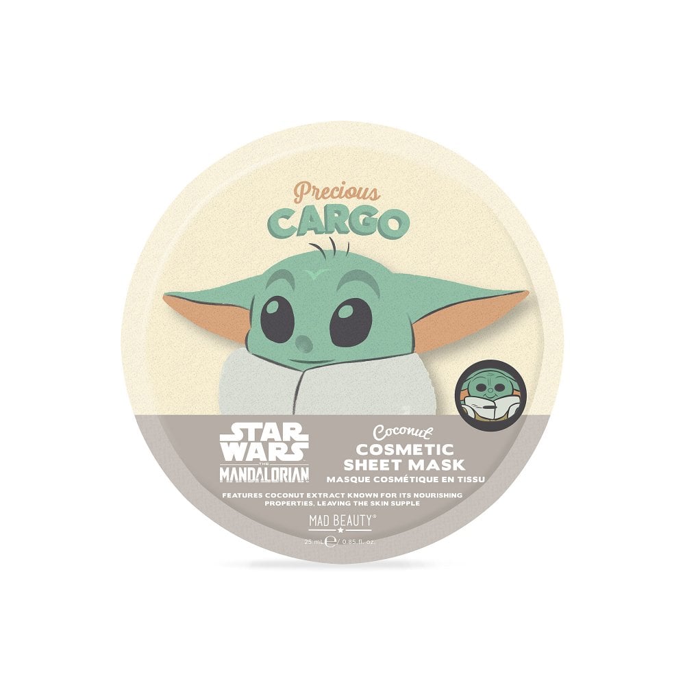 Mascarilla Facial Star Wars Grogu The Mandalorian Mad Beauty