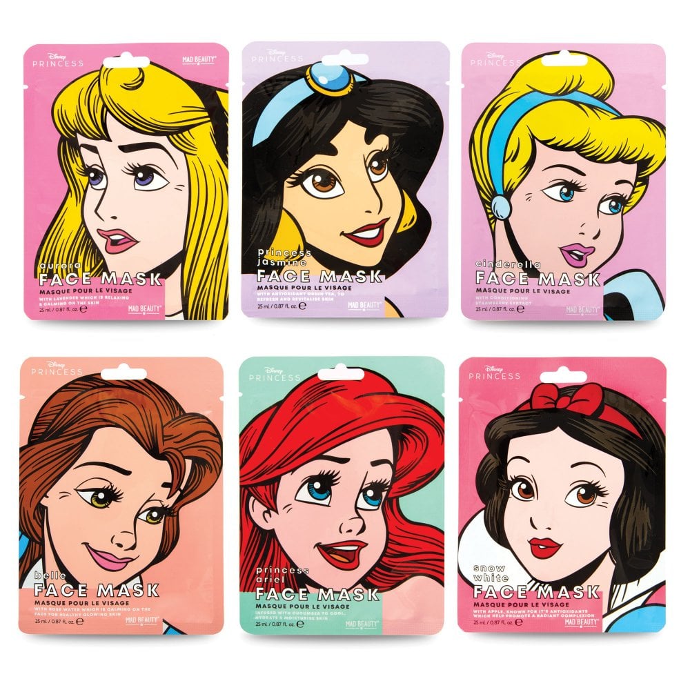 Mascarillas Faciales de las princesas Disney Mad Beauty