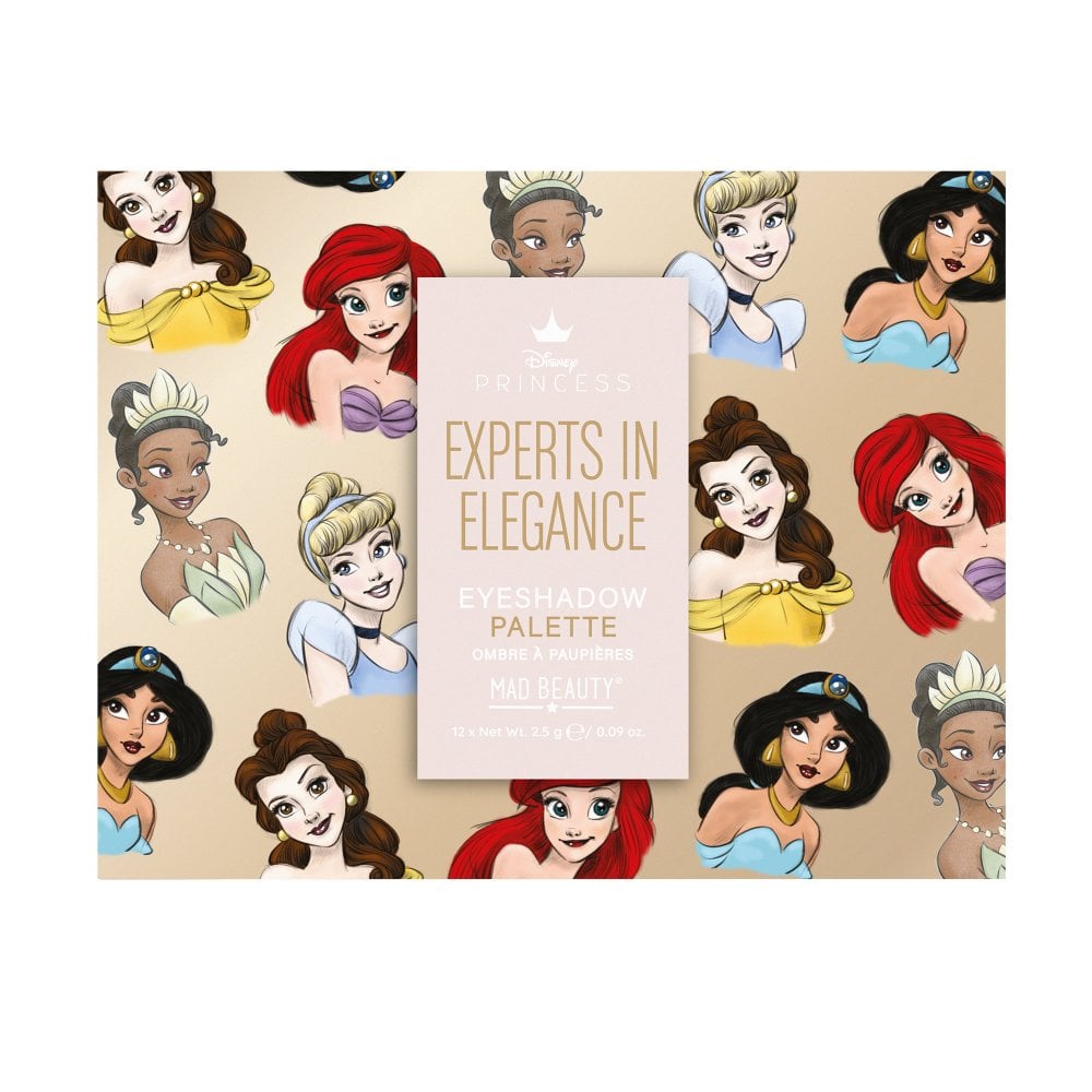 Paleta 12 Sombras de Ojos Princesas Disney Mad Beauty