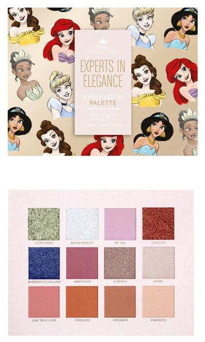 Paleta 12 Sombras de Ojos Princesas Disney Mad Beauty