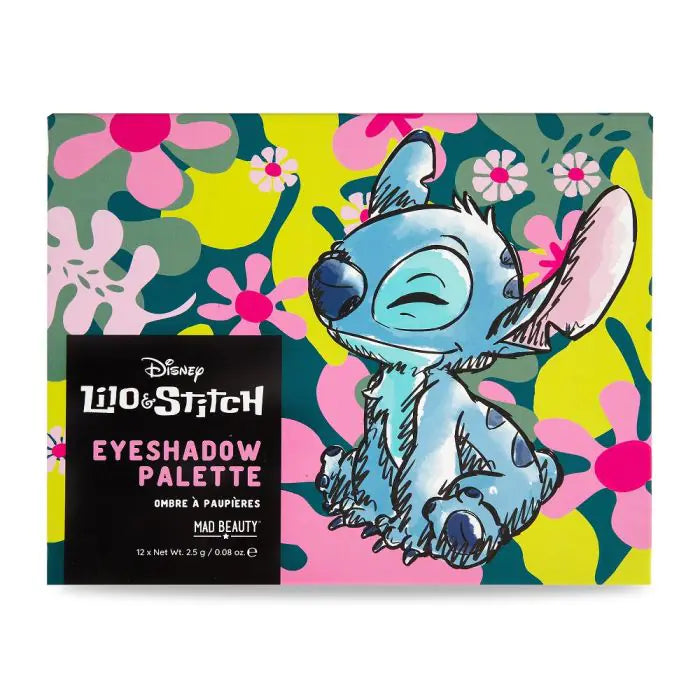 Paleta de sombra de ojos de Disney Lilo y stitch de la marca Mad Beauty
