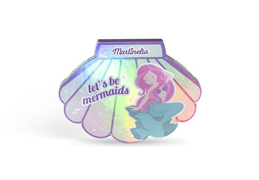 Paleta de sombra de ojos en forma de concha La Sirenita de la marca Martinelia