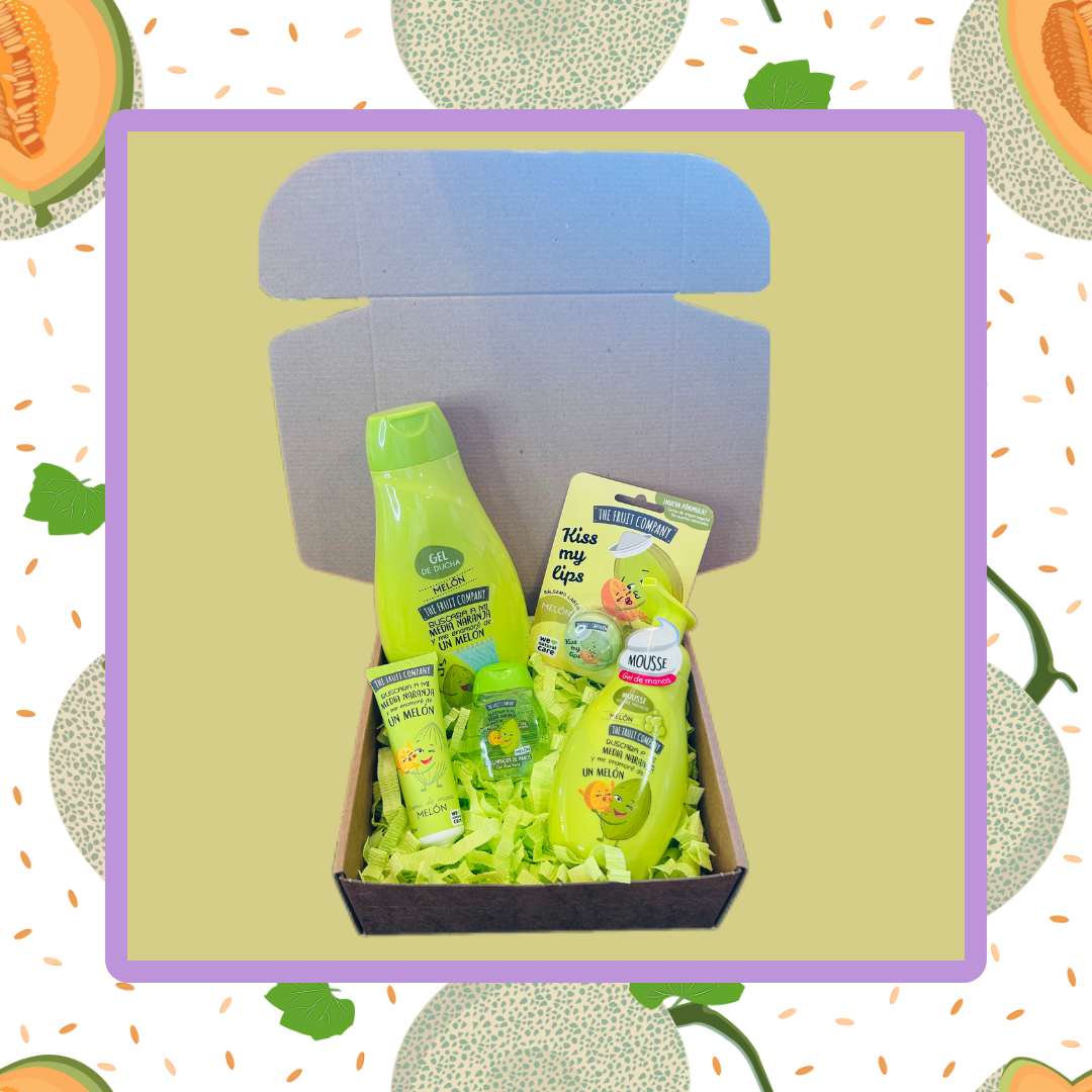 Pack Regalo Mini con productos aroma melón de la marca The Fruit Company
