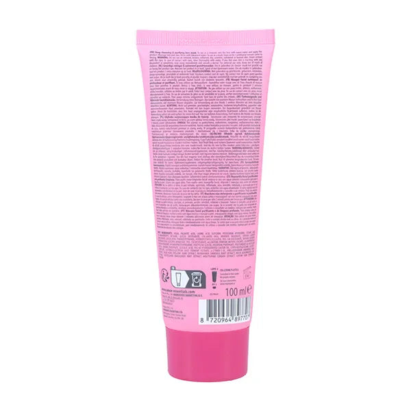 Mascarilla facial Purificadora y limpieza profunda de la marca Sence fórmula vegana.