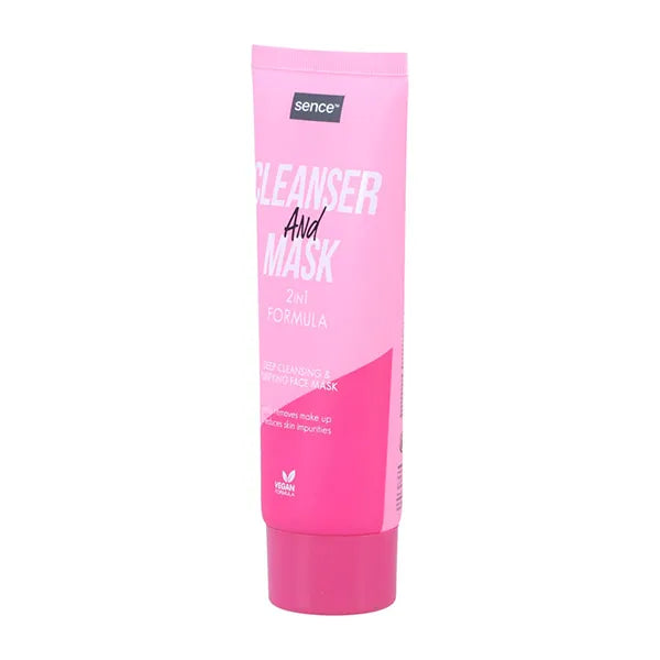 Mascarilla facial Purificadora y limpieza profunda de la marca Sence fórmula vegana.
