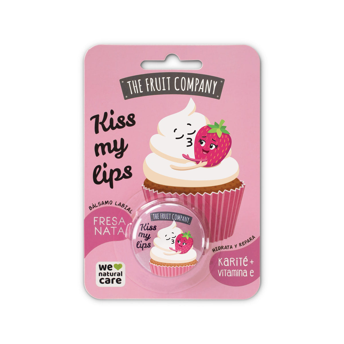 Lata Abierta Bálsamo Labial Sabor Fresa Nata The Fruit Company