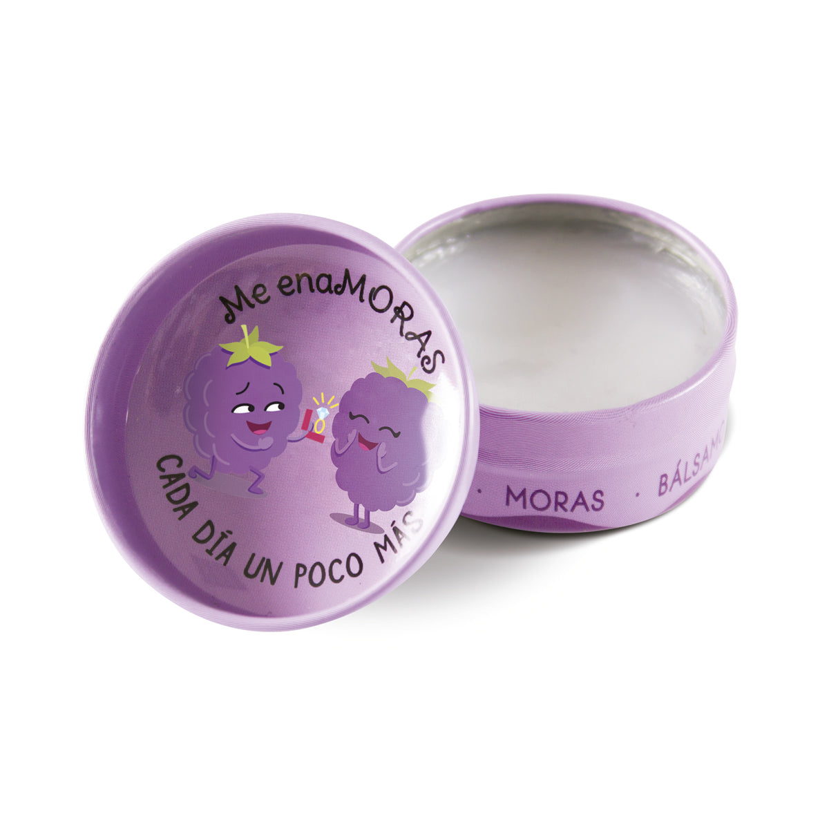 Lata Abierta Bálsamo Labial Sabor Moras The Fruit Company
