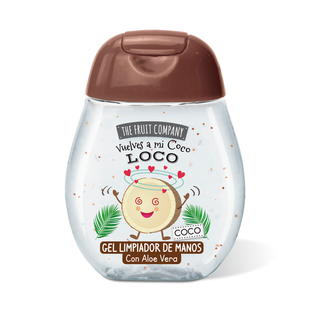Gel limpiador de manos con aroma a coco The Fruit Company
