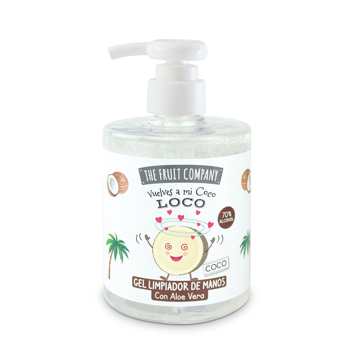 Gel Limpiador de Manos 500 ml con dosificador Coco
