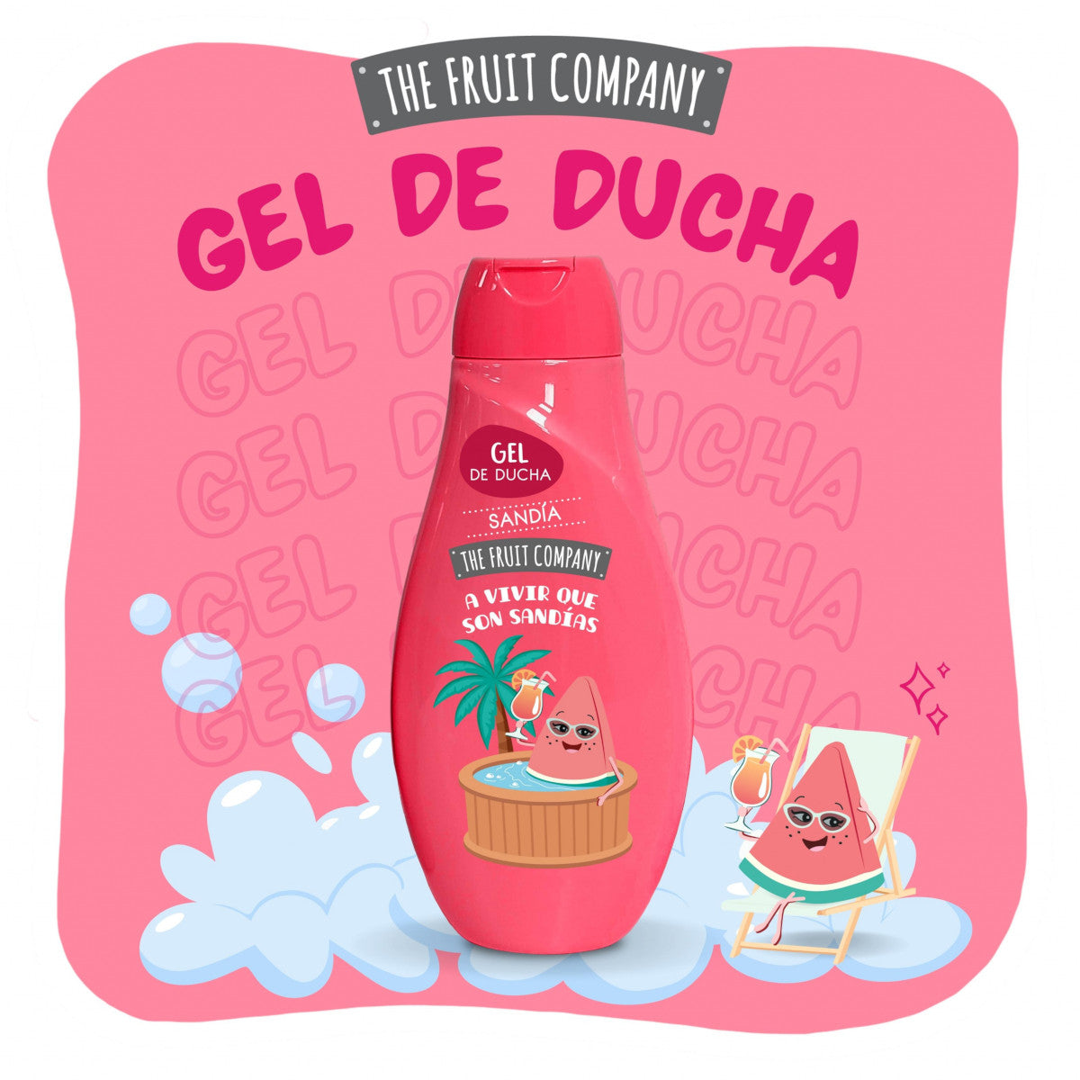 Gel de Ducha Sandía de la marca The Fruit Company