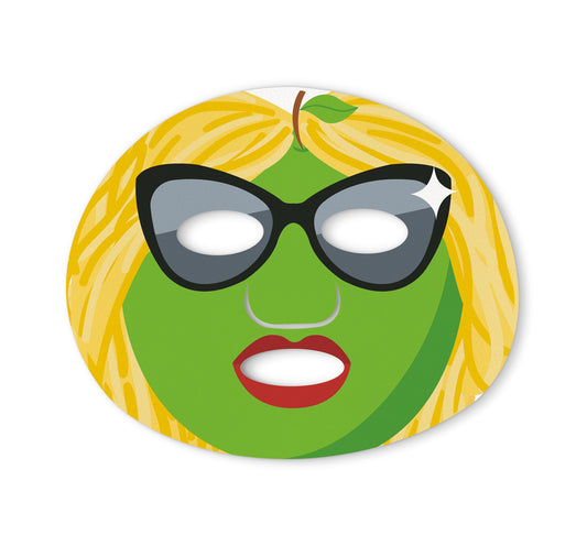 Macarilla facial de tela manzana refirmante The Fruit Company