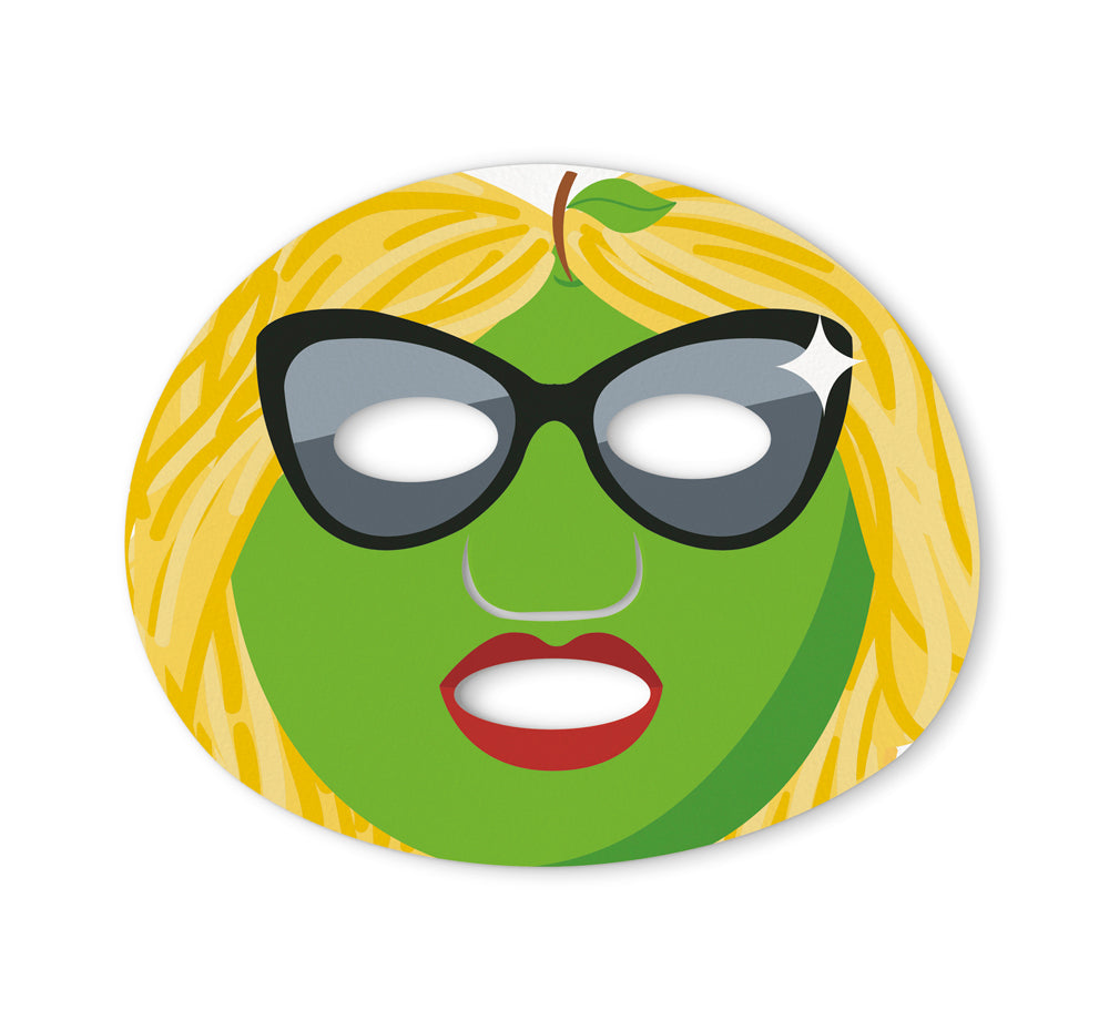 Macarilla facial de tela manzana refirmante The Fruit Company