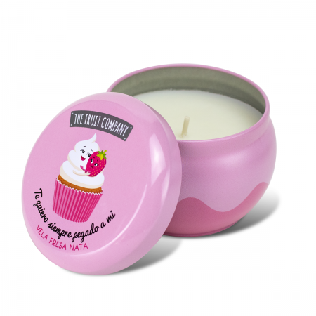 Vela perfumada fresa nata The Fruit Company