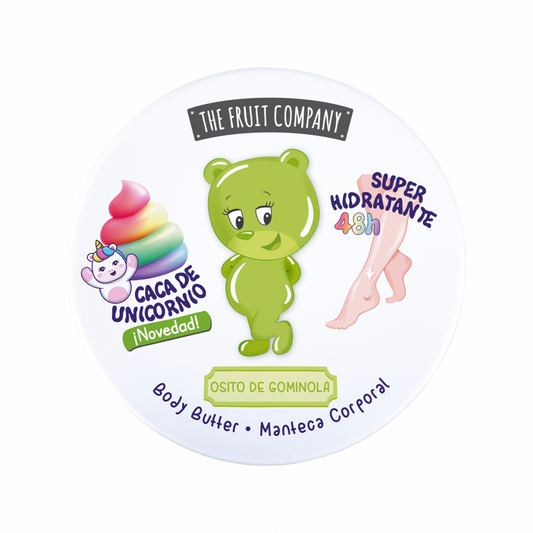 Manteca Corporal Caca de Unicornio de osito de Gominola