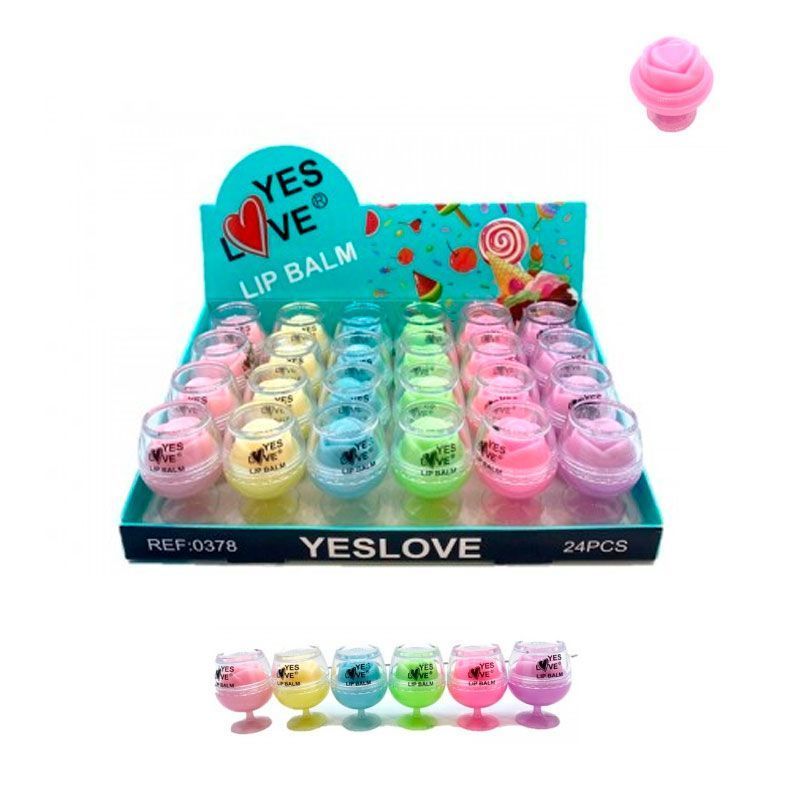 Caja Bálsamo Labial en forma de copa Yes Love