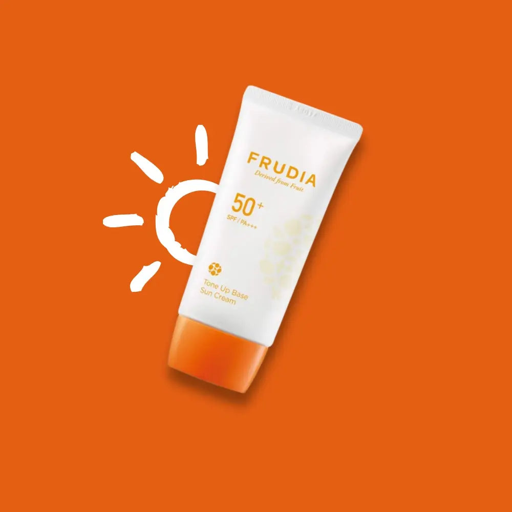 Crema Solar con color protección alta Frudia