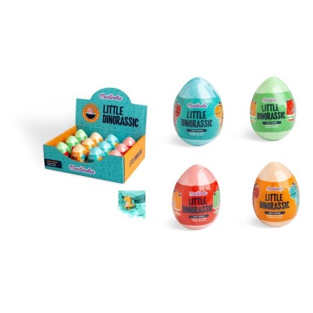 Caja con Bombas de Baño en Forma de Huevos con Sorpresa Dinosaurio Martinelia