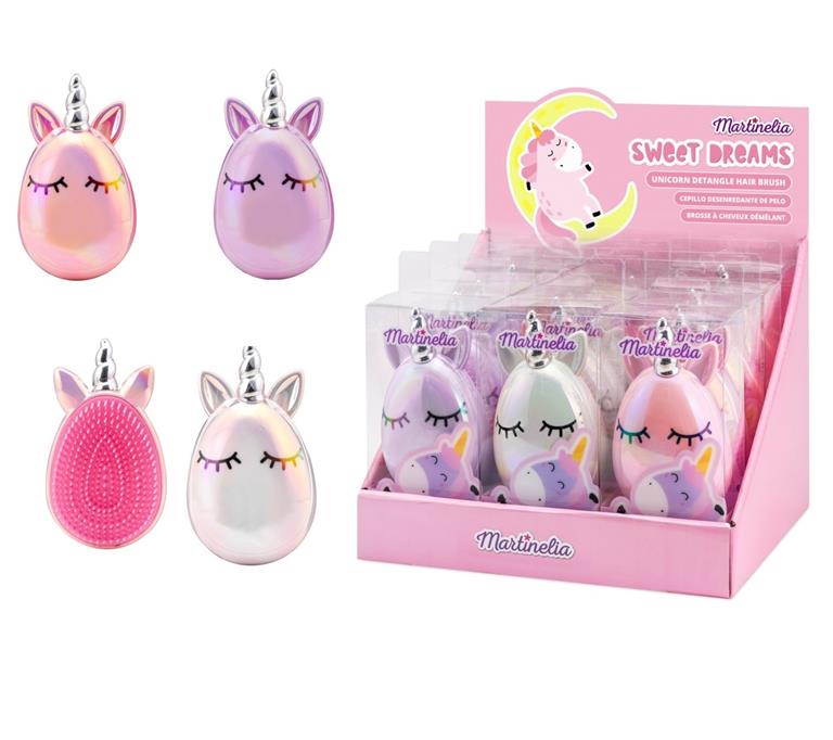 Cepillo de pelo desenredante unicornio Martinelia