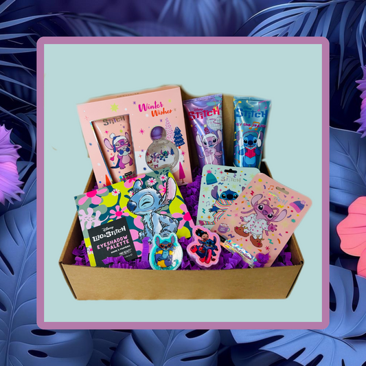 Pack Regalo con productos de Disney Stitch de las marcas Mad Beauty y sence