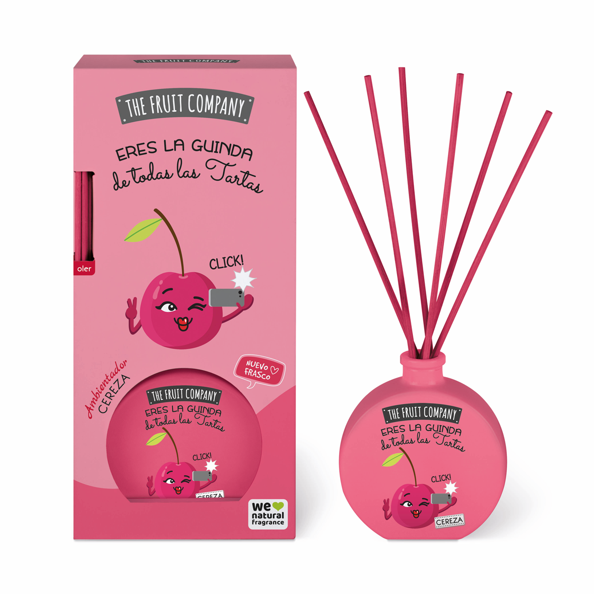 Caja Ambientador Mikado Cereza The Fruit Company