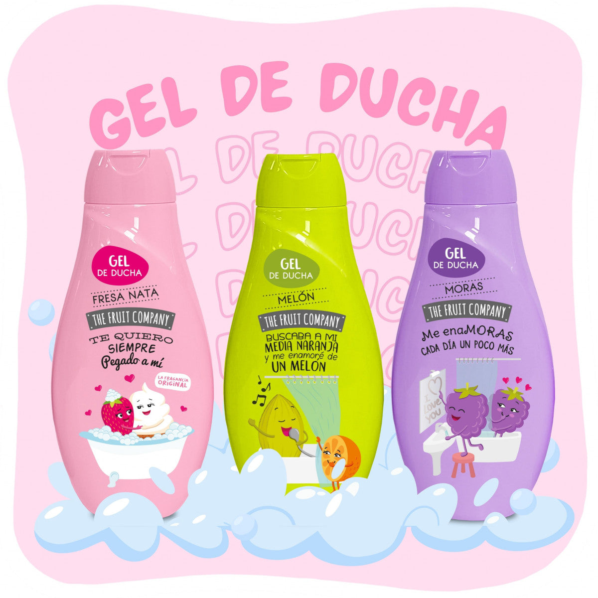 Gel de Baño Fresa Nata 600 ml TFC