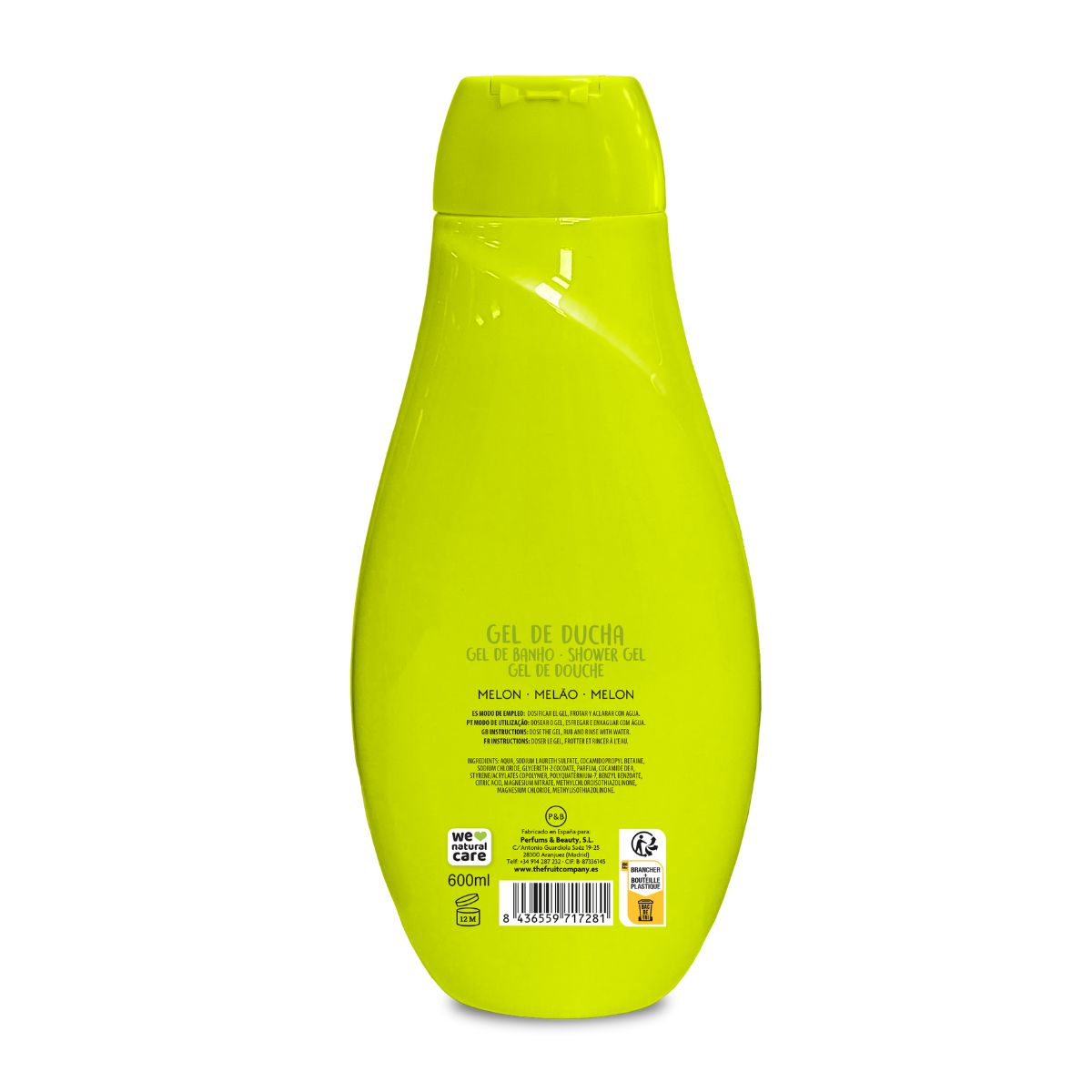 Gel de Ducha Melón 600 ml TFC