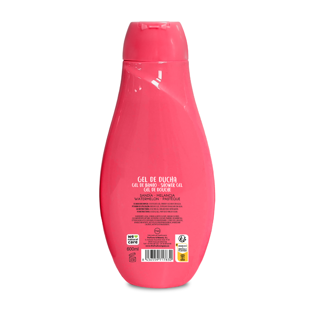 Gel de ducha Sandía 600 ml TFC