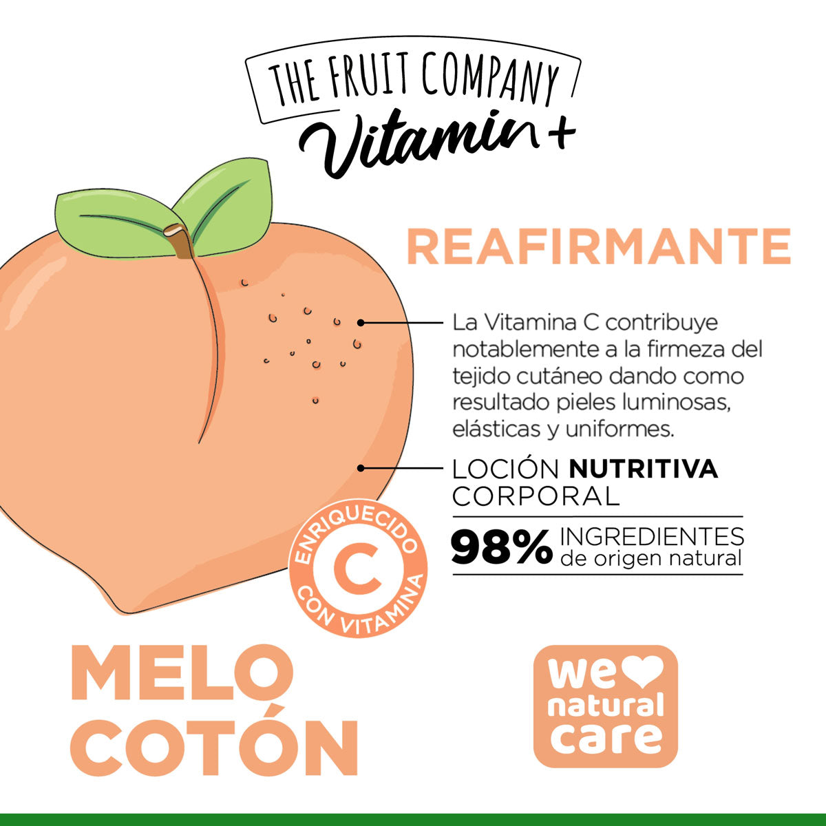 Loción Corporal Melocotón Vitamin+ 200 ml