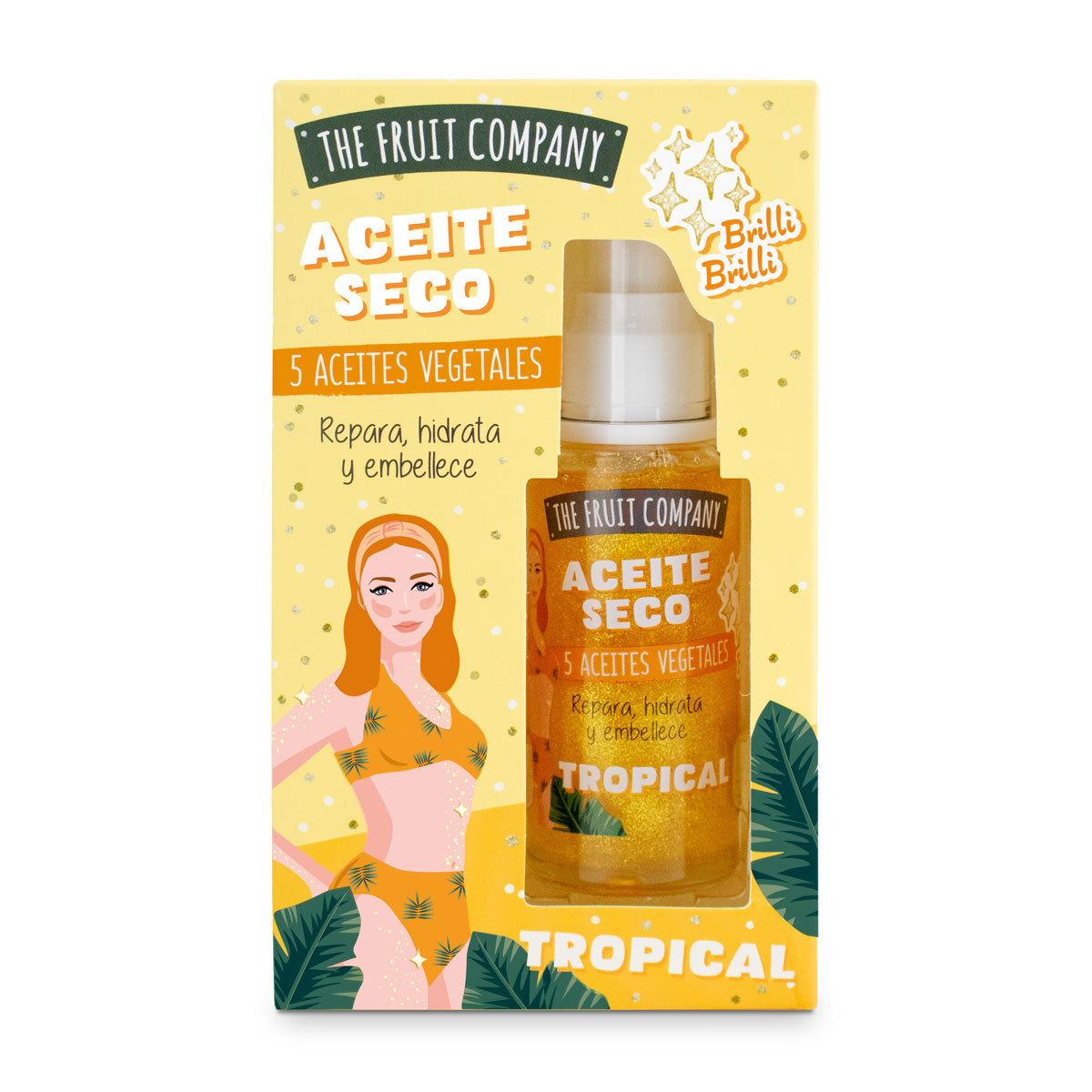 Caja aceite seco tropical The Fruit Company