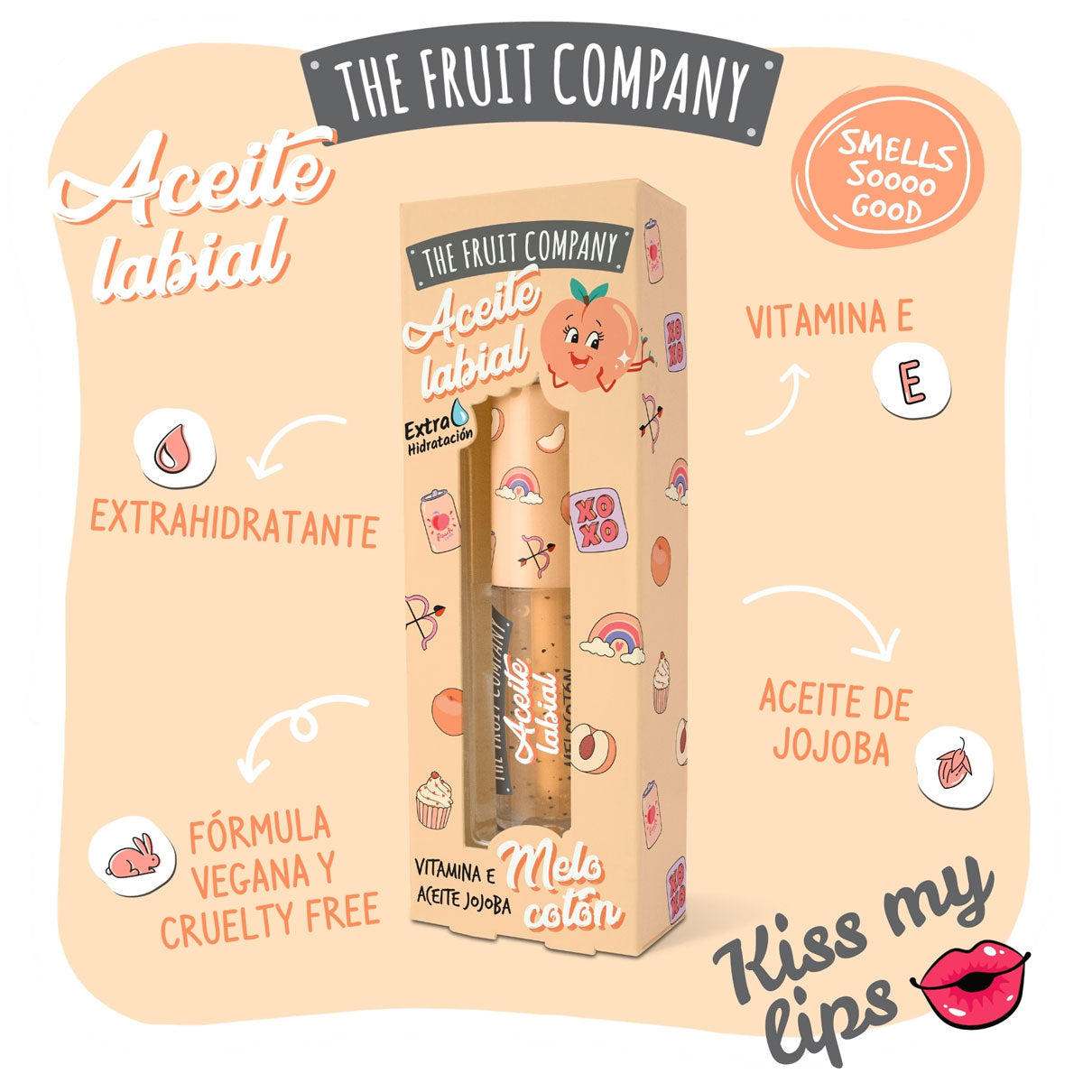 Aceite Labial Melocotón TFC