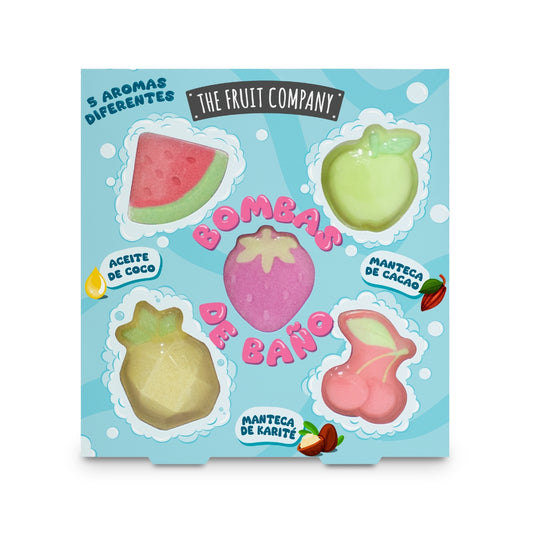 Set de 5 bombas de baño The Fruit Company