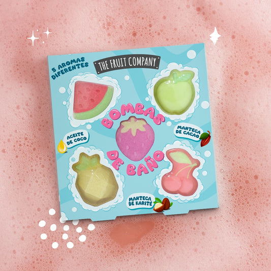 Set de 5 bombas de baño The Fruit Company