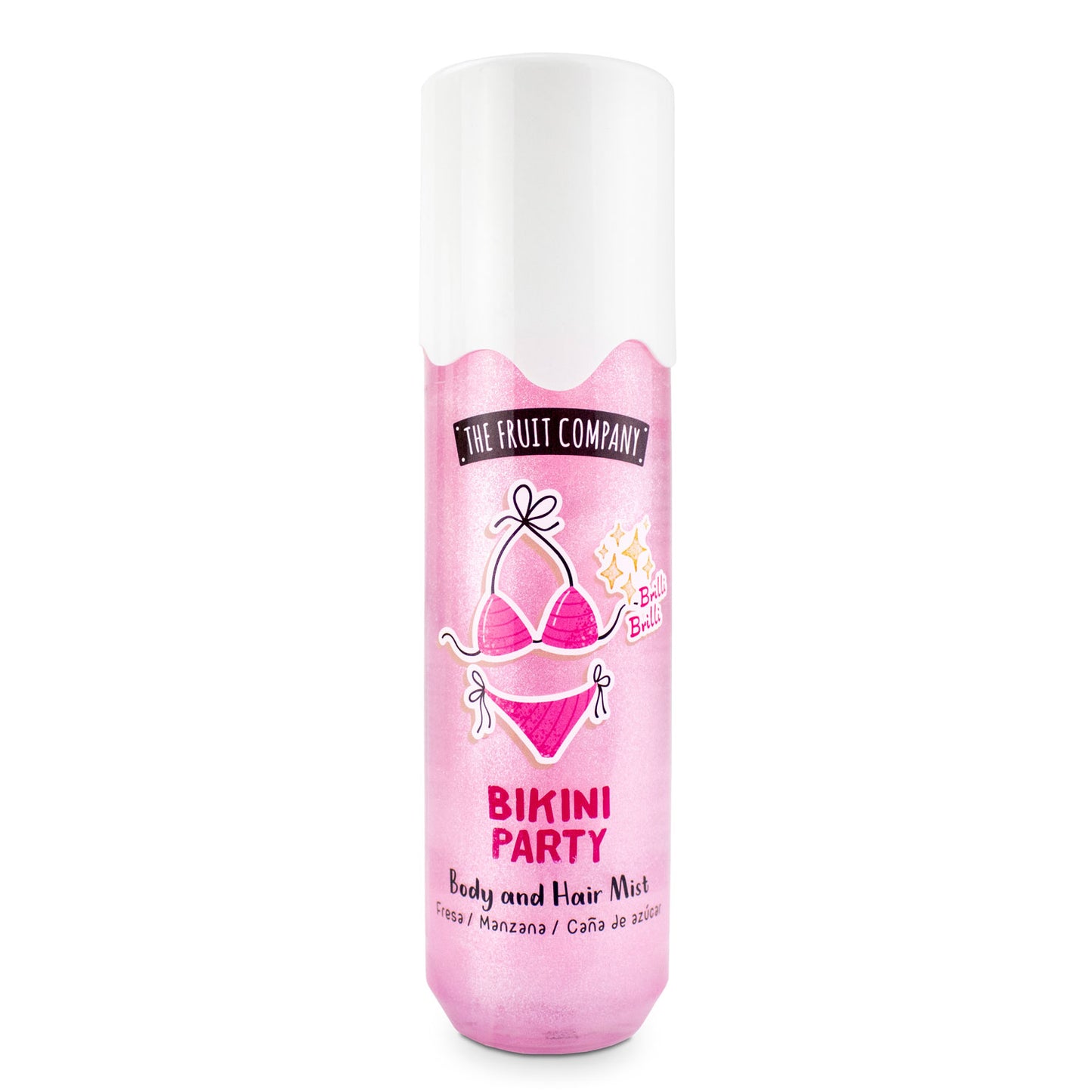 Bruma corporal y para el cabello bikini party de la marca The Fruit Company