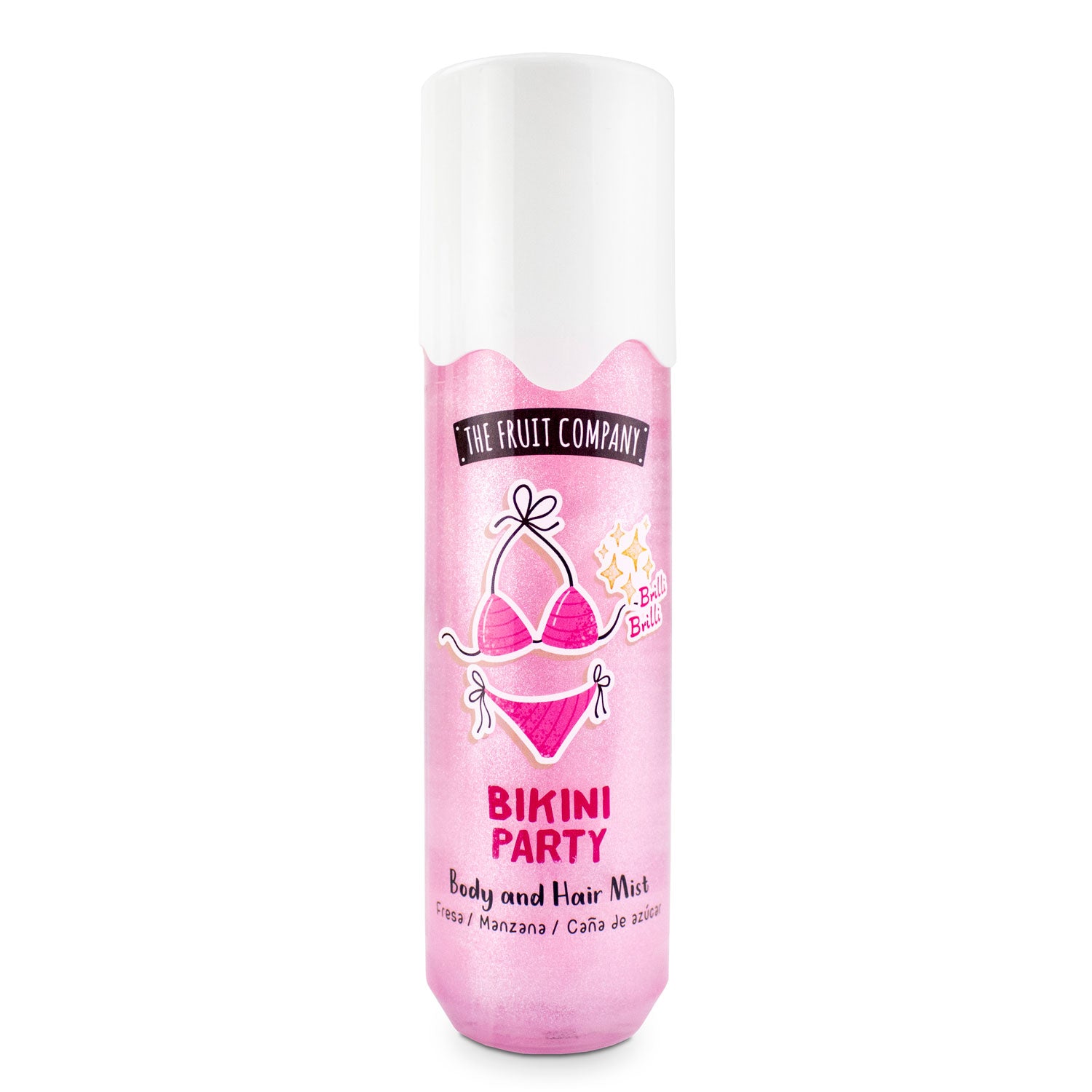 Bruma corporal y para el cabello bikini party de la marca The Fruit Company